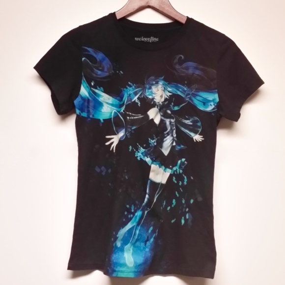 Hozuki S Coolheadedness T Shirt Long Style Black One Shoulder Tops